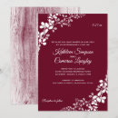 Search for wood wedding invitations Leaves