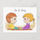 Search for missing you horizontal postcards Kids