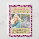 Search for leopard graduation invitations Cheetah