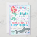 Search for mermaid shark Pool party