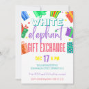 Search for favourite things christmas invitations White elephant