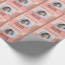 Search for 2nd birthday wrapping paper Pink