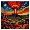 Search for erupting volcano posters Landscape