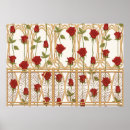 Search for rose background art Nouveau