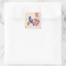 Search for blue butterfly stickers Rustic