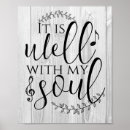 Search for it is well with my soul art Typography