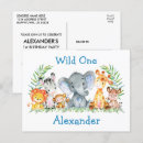 Search for monkey first birthday cards Safari animals