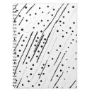 Search for black and white stripes notebooks Minimalist