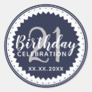 Search for any age birthday party stickers Celebration