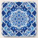 Search for mosaic coasters Blue and white