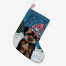 Search for yorkies christmas stockings Santa