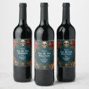 Search for sugar skull wine labels Mexican