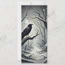 Search for crow christmas cards Black