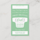 Search for baby shower prize enclosure cards Green