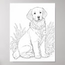 Search for golden retriever art Illustration