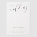 Search for space wedding invitations Minimalist