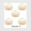 Search for keep calm crown stickers Gold