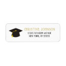 Search for graduation thank you return address labels Elegant