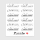 Search for one name stickers Elegant