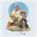Search for kids fishing stickers Boy