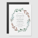 Search for painted watercolor leaves wedding invitations Autumn
