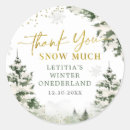 Search for winter onederland thank you stickers Winter 1st birthday