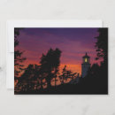 Search for sunset with lighthouse cards Sea