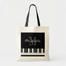 Search for music tote bags Pianist