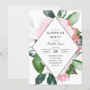Search for pink surprise invitations Botanical