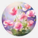 Search for sweet pea flowers stickers Colourful