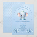 Search for elephant kid invitations Baby boy