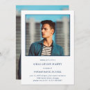 Search for navy graduation invitations Navy blue and white