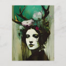 Search for paganism postcards Woman