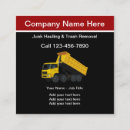 Search for trash removal business cards Rubbish