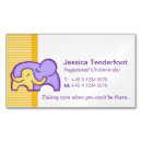 Search for baby sitter business cards Babysitters