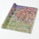Search for claude monet painting wrapping paper Floral