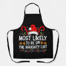 Search for be naughty aprons Xmas