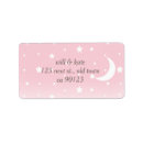Search for star and moon return address labels Modern