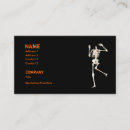Search for skeleton bones business cards Spooky