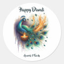 Search for indian peacock stickers Happy diwali