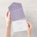 Search for lilac invitations Elegant