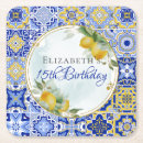 Search for ceramic tile coasters Mediterranean