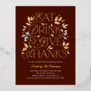 Search for give thanks thanksgiving invitations Autumn leaves thanksgiving