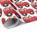 Search for firetruck wrapping paper Cute