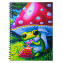 Search for kawaii notebooks Mushroom