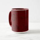 Search for rustic burlap mugs Red