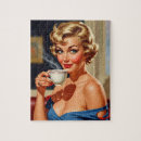 Search for coffee cup puzzles Vintage