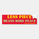 Search for piece bumper stickers Peace