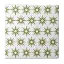 Search for green white pattern tiles Vintage