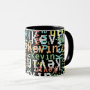 Search for pixel mugs Typography